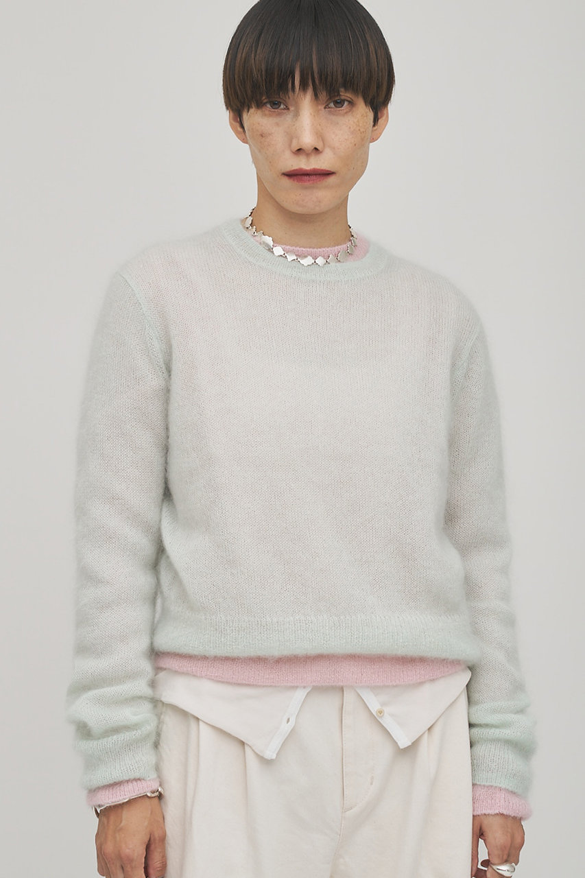 Whim Gazette(ウィム ガゼット)｜【GEMINI】モヘヤプルオーバー/ミント