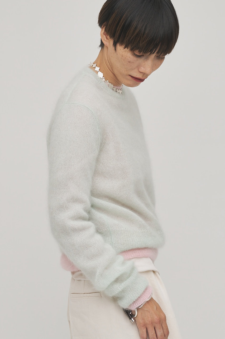 2023年モデル】Whim Gazette ケーブルプルオーバー モヘヤニット 2023