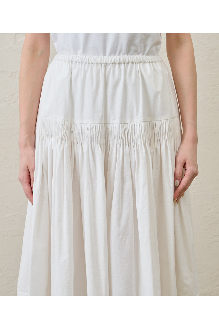 Whim Gazette(ウィム ガゼット)｜【GEMINI】スカラップ刺繍スカート