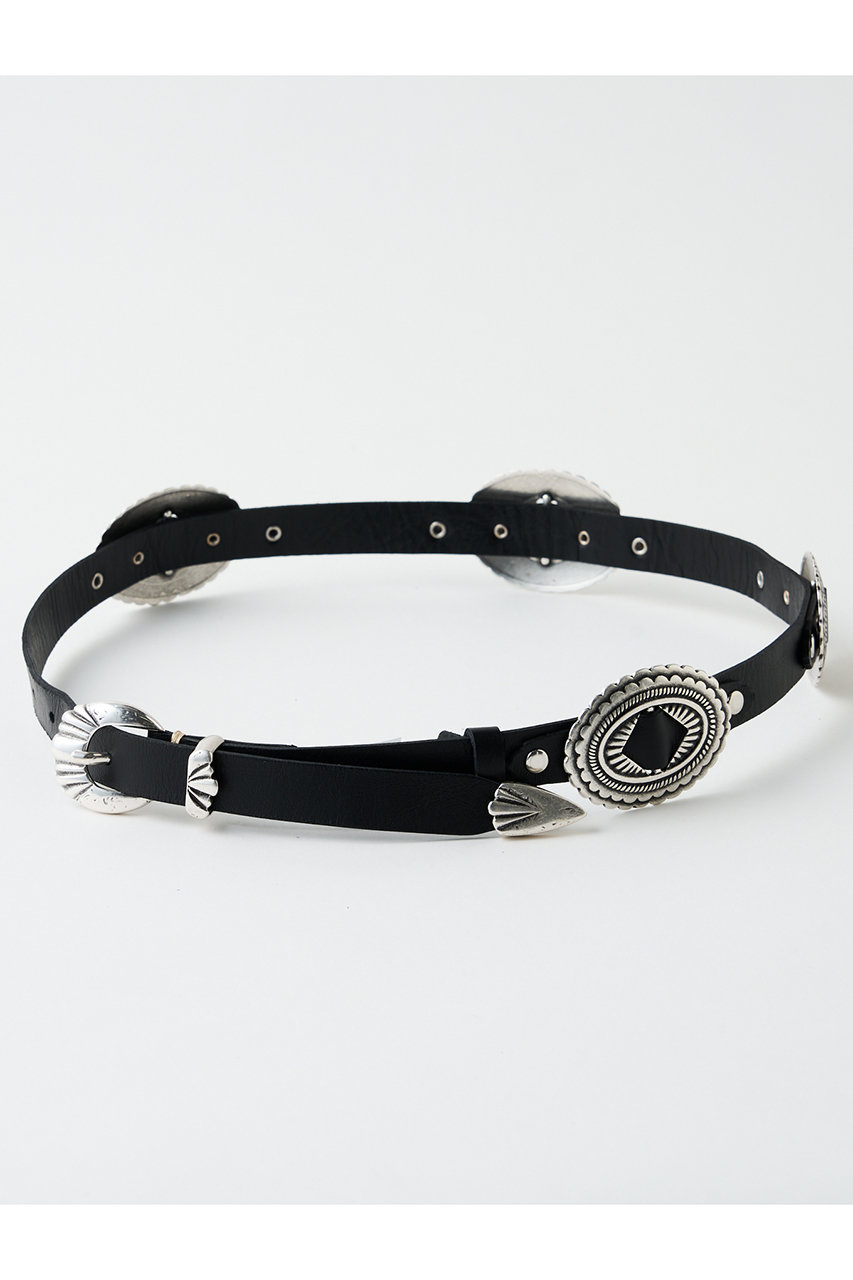 ウィムガゼット　コンチョベルト Whim Gazette(ウィム ガゼット)の【Puntovita】レザーコンチョベルト