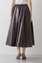 レザーライクギャザースカート ウィム ガゼット/Whim Gazette