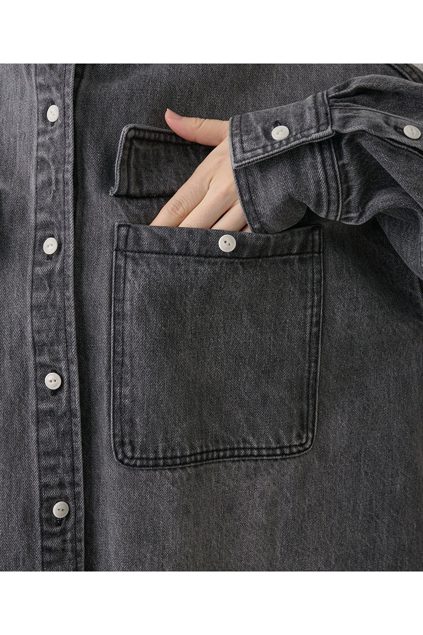 Whim Gazette(ウィム ガゼット)｜コットンヘンプデニムオーバーシャツ