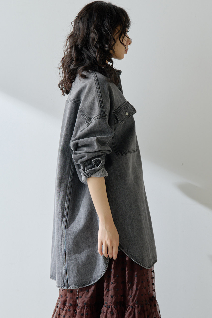 Whim Gazette(ウィム ガゼット)｜コットンヘンプデニムオーバーシャツ