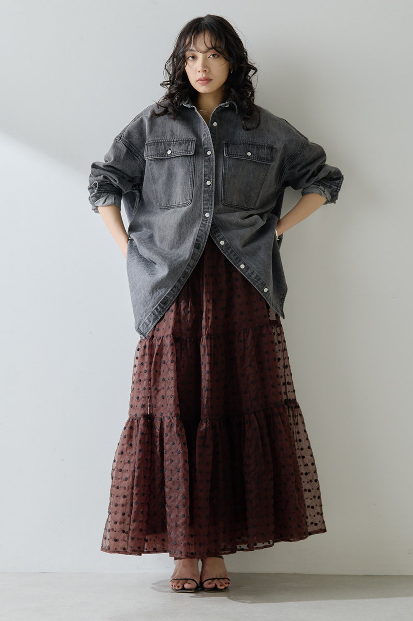 Whim Gazette(ウィム ガゼット)｜コットンヘンプデニムオーバーシャツ