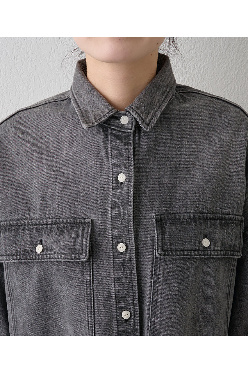 Whim Gazette(ウィム ガゼット)｜コットンヘンプデニムオーバーシャツ