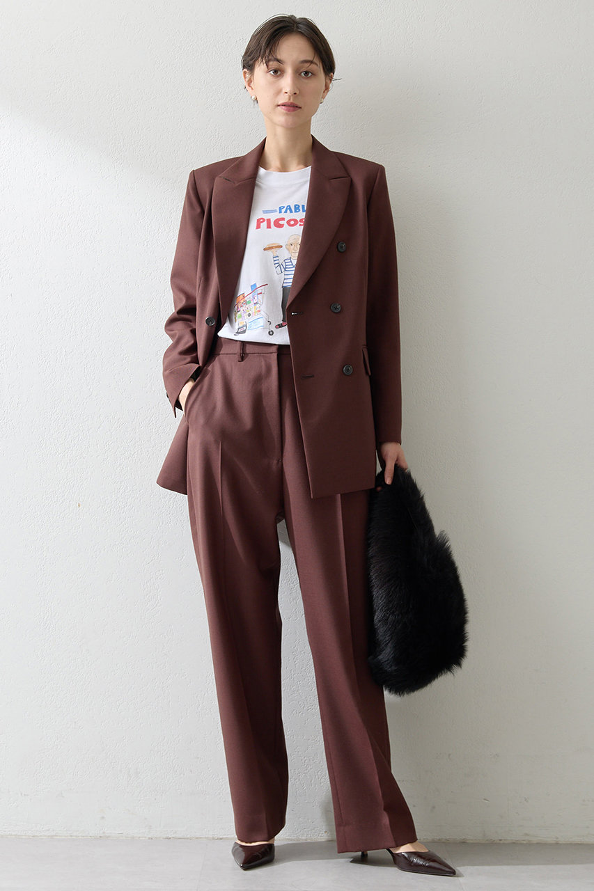 Whim Gazette(ウィム ガゼット)｜ダブルジャケット/ブラウン の通販