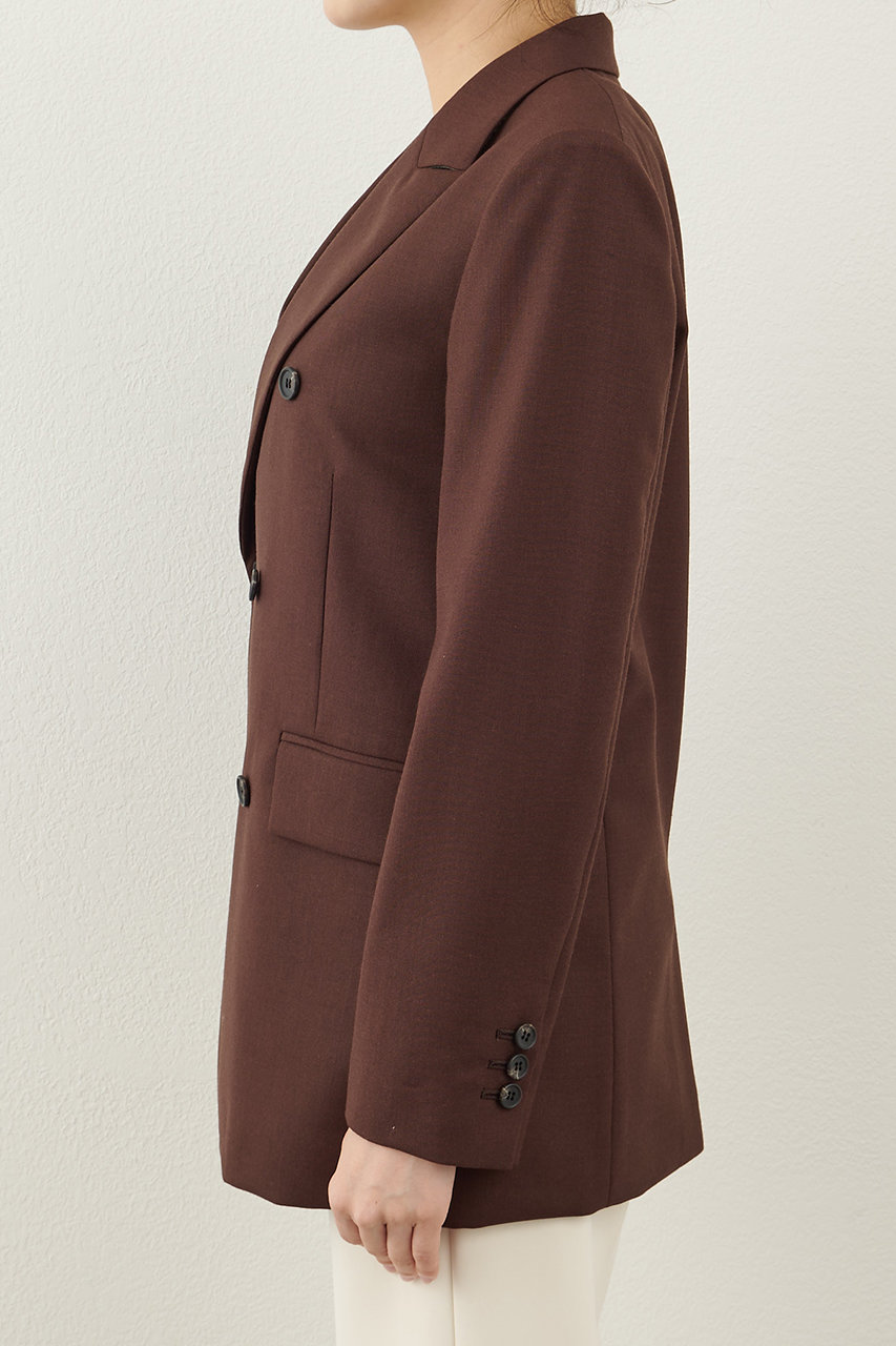 Whim Gazette(ウィム ガゼット)｜ダブルジャケット/ブラウン の通販