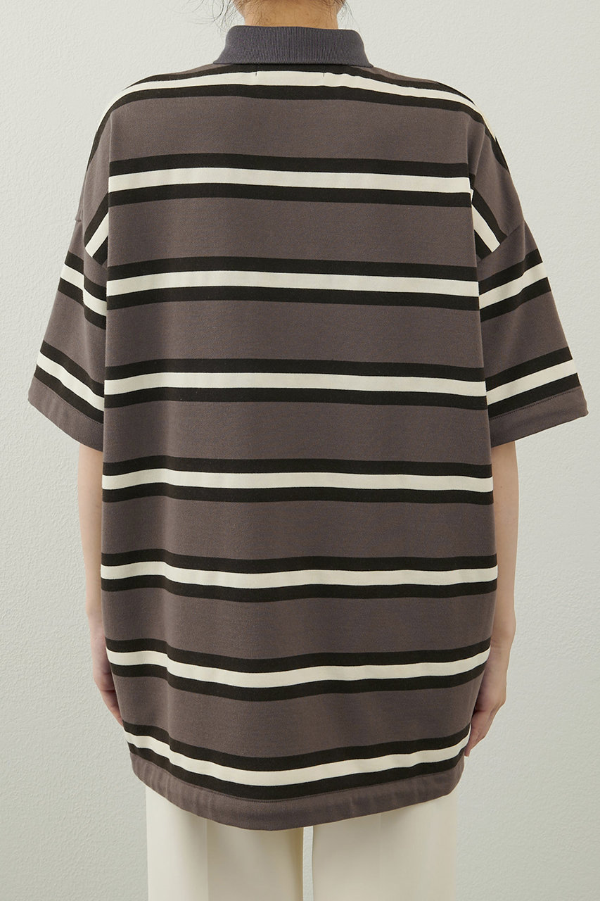 Whim Gazette(ウィム ガゼット)｜【THE PAUSE】ボーダーBIGポロシャツ