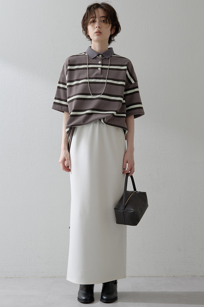 Whim Gazette(ウィム ガゼット)｜【THE PAUSE】ボーダーBIGポロシャツ