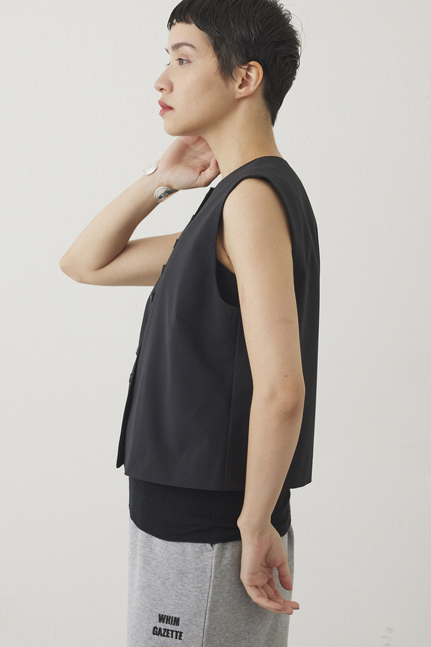 美品【THE PAUSE】トロコンパクトジレ　ウィムガゼット Whim Gazette(ウィム ガゼット)の【THE PAUSE】トロコンパクト