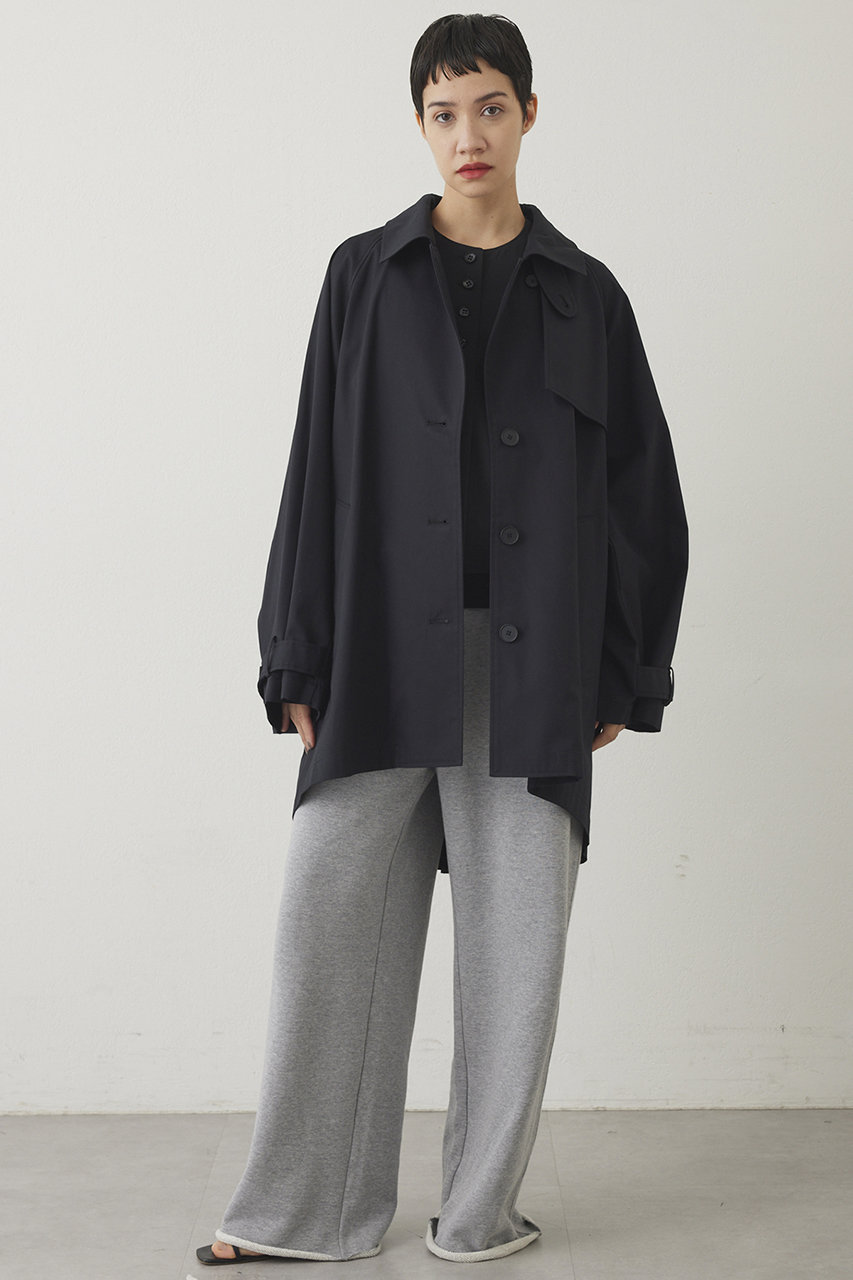 2023美品 ウィムガゼット　【THE PAUSE】パッカブルコート　ブラック ウィムガゼット Whim Gazette 【THE PAUSE】ボアダブルコート