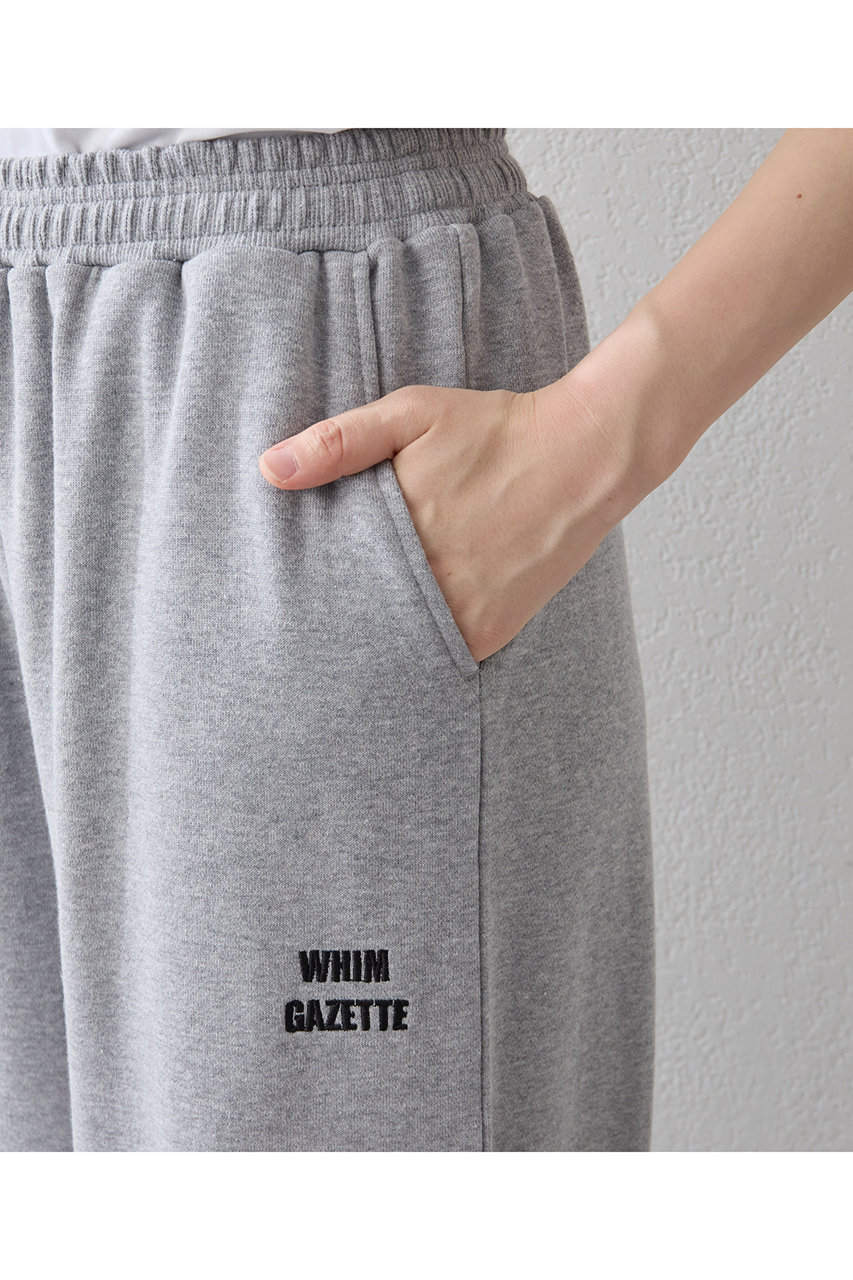 22SS Whim Gazette ウィム ガゼット JOGパンツ グレージュ Whim Gazette（ウィムガゼット）の「JOG パンツ（その他パンツ