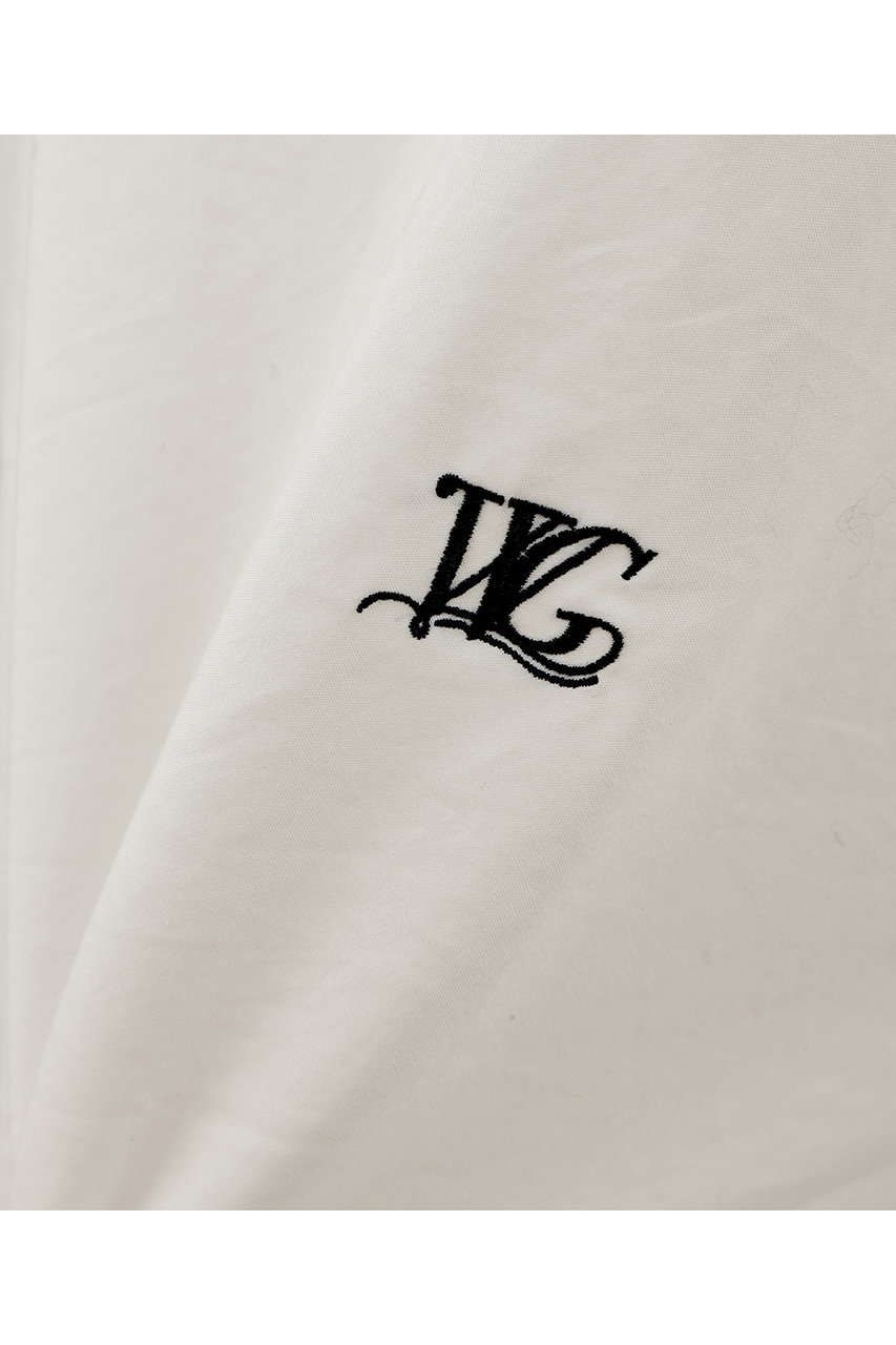 Whim Gazette(ウィム ガゼット)｜ブロードオフショルダーブラウス/オフ