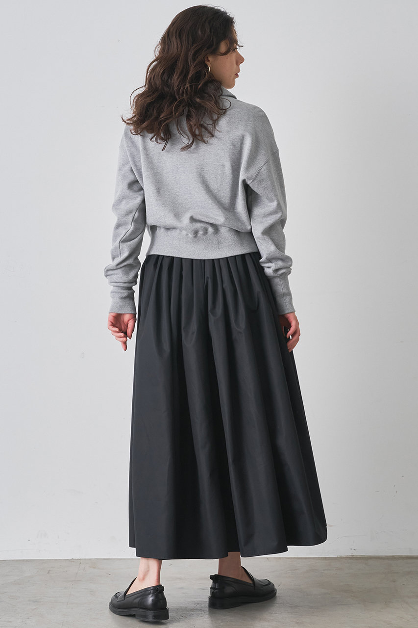 Whim Gazette(ウィム ガゼット)｜ハーフジップロゴ裏毛プルオーバー