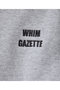ハーフジップロゴ裏毛プルオーバー ウィム ガゼット/Whim Gazette
