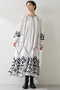 エンブロイダリーワンピース ウィム ガゼット/Whim Gazette オフホワイト