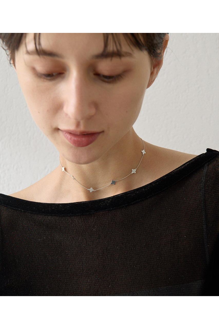 Whim Gazette 【Hoaw.】Flower Chain ネックレス (シルバー, F) ウィム ガゼット ELLE SHOP Whim Gazette 【Hoaw.】Flower Chain ネックレス (シルバー, F) ウィム ガゼット ELLE SHOP