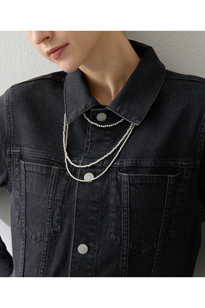 ウィム ガゼット/Whim Gazetteの【Hoaw.】シルバービース MIXネックレス(150200/150201)