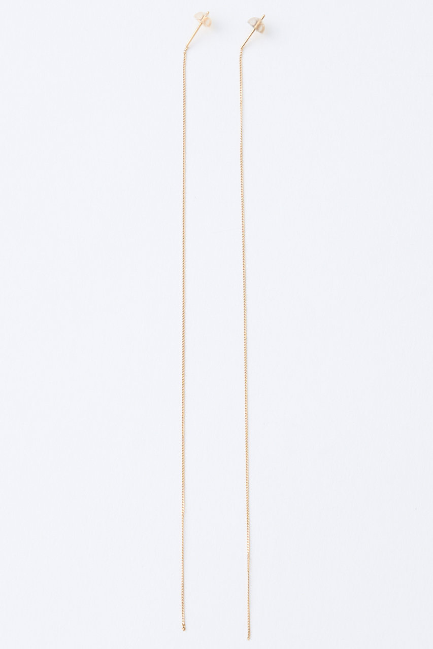 Whim Gazette(ウィム ガゼット)｜【Hoaw.】10K Lineピアス/ゴールド の