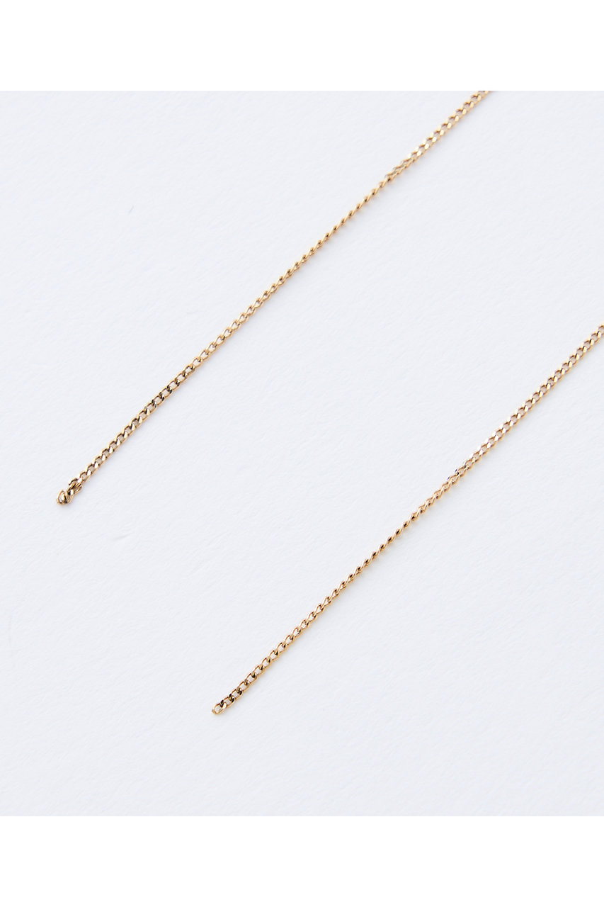 Whim Gazette(ウィム ガゼット)｜【Hoaw.】10K Lineピアス/ゴールド の