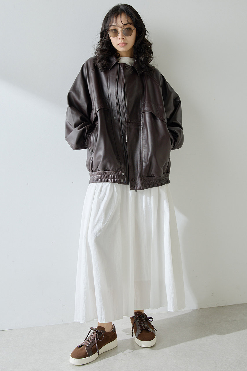 ☆ Whim Gazette ウィムガゼット レザー チェスターコート 激レア Whim Gazette｜ウィム ガゼットのコート通販｜ELLE SHOP (エル