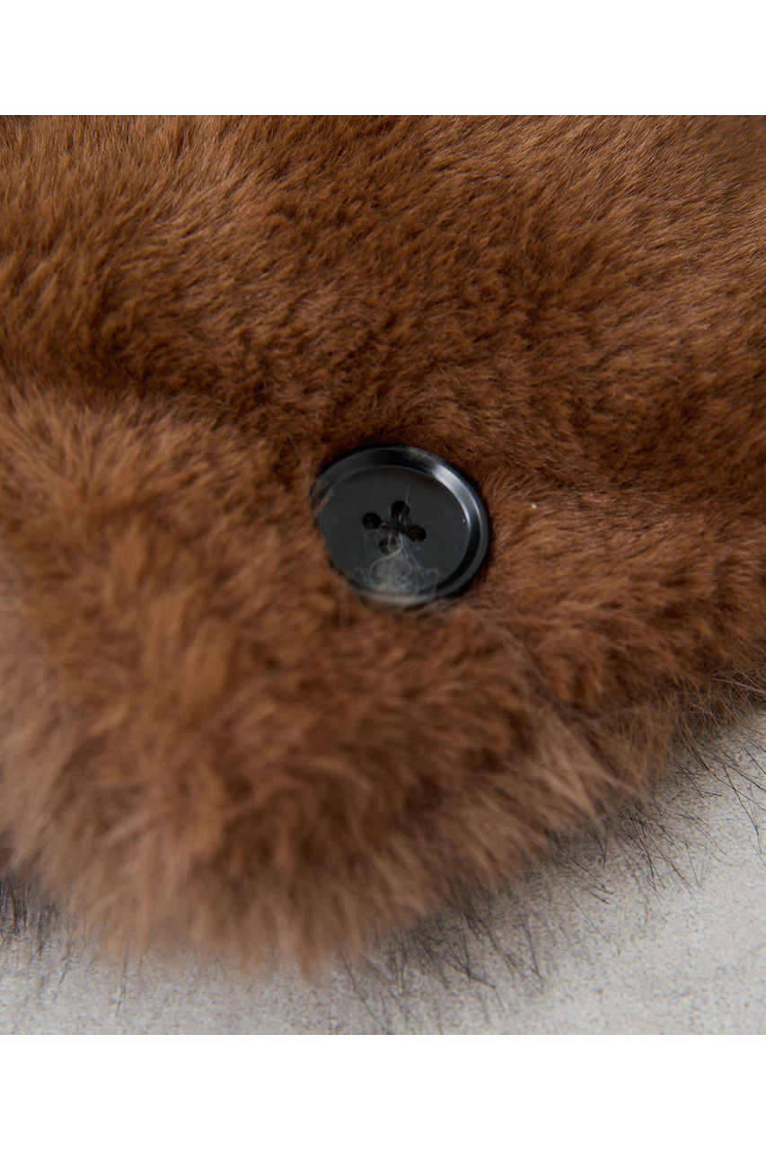 Whim Gazette(ウィム ガゼット)｜【THROW】フェイクファーショール