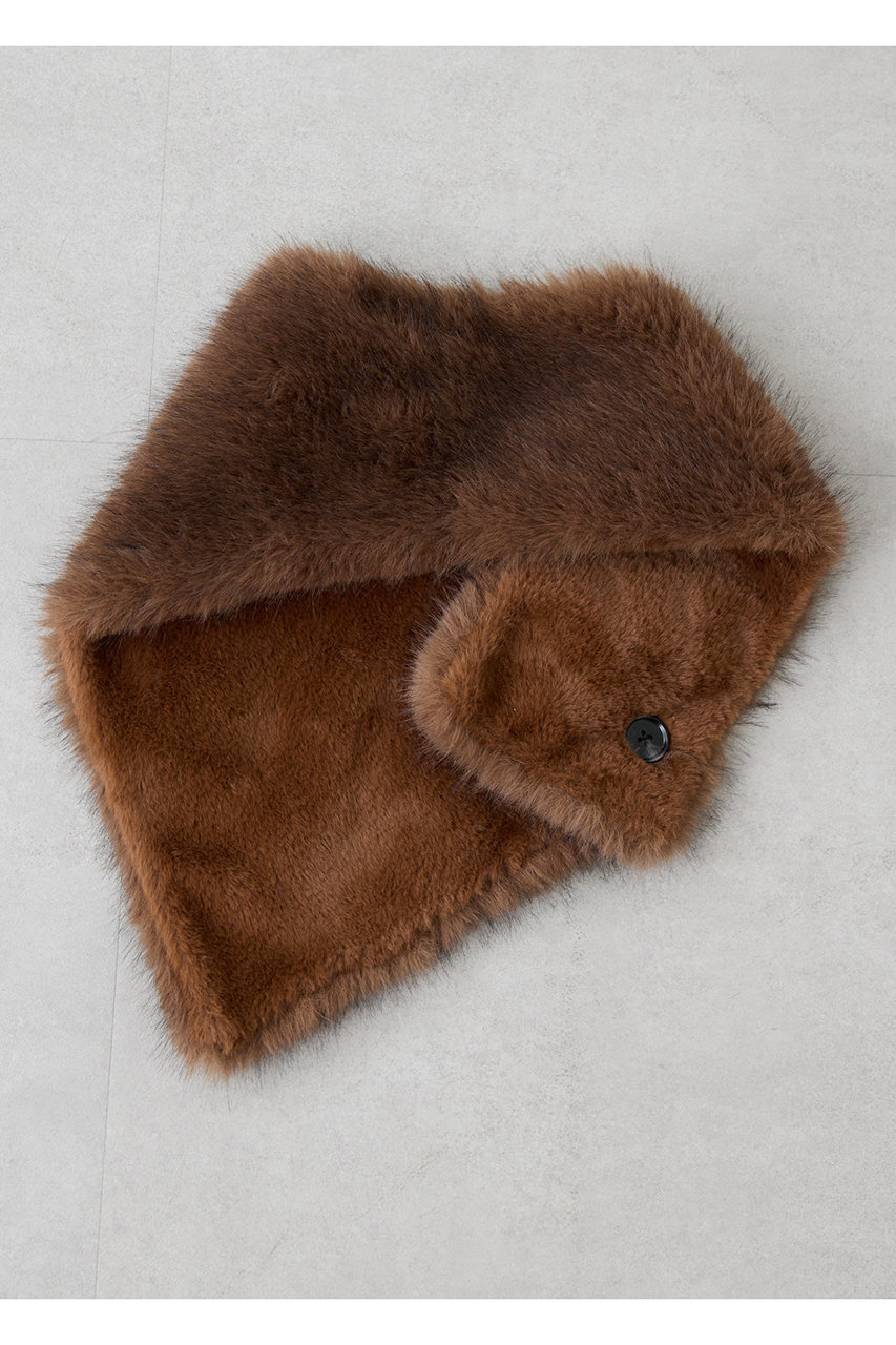 Whim Gazette(ウィム ガゼット)｜【THROW】フェイクファーショール