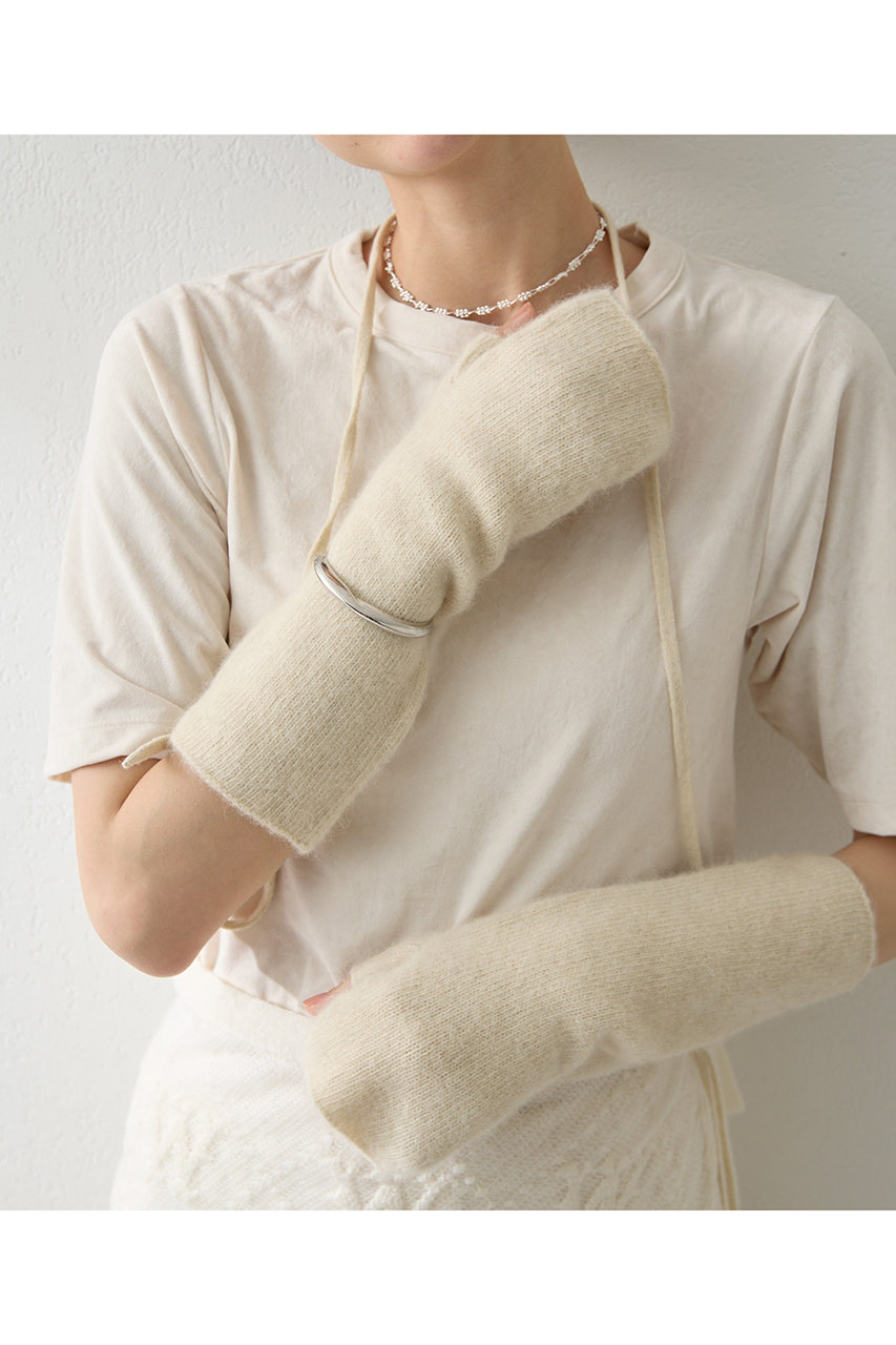 Whim Gazette 【THROW】別注カラーアームウォーマー (オフホワイト, F) ウィム ガゼット ELLE SHOP Whim Gazette 【THROW】別注カラーアームウォーマー (オフホワイト, F) ウィム ガゼット ELLE SHOP