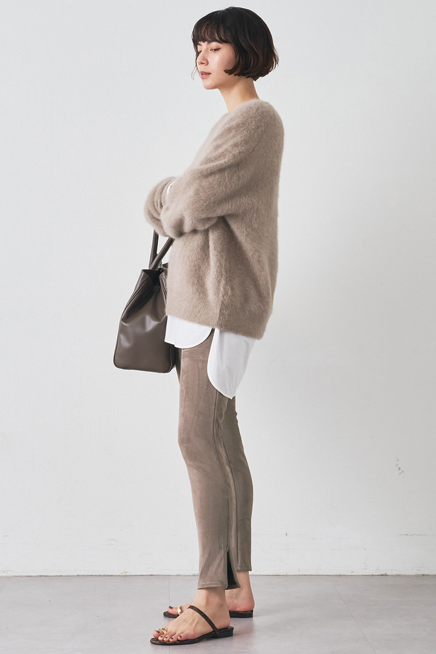 Whim Gazette(ウィム ガゼット)｜レギンスZIPパンツ/モカ の通販