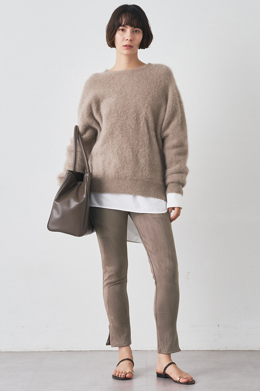 Whim Gazette(ウィム ガゼット)｜レギンスZIPパンツ/モカ の通販