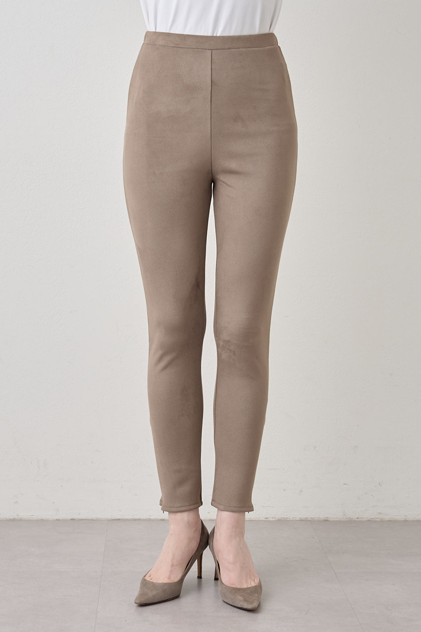 Whim Gazette(ウィム ガゼット)｜レギンスZIPパンツ/モカ の通販