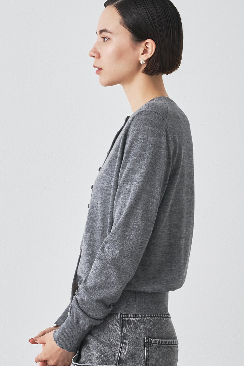 Whim Gazette(ウィム ガゼット)｜16Gテンジクカーディガン/グレー の