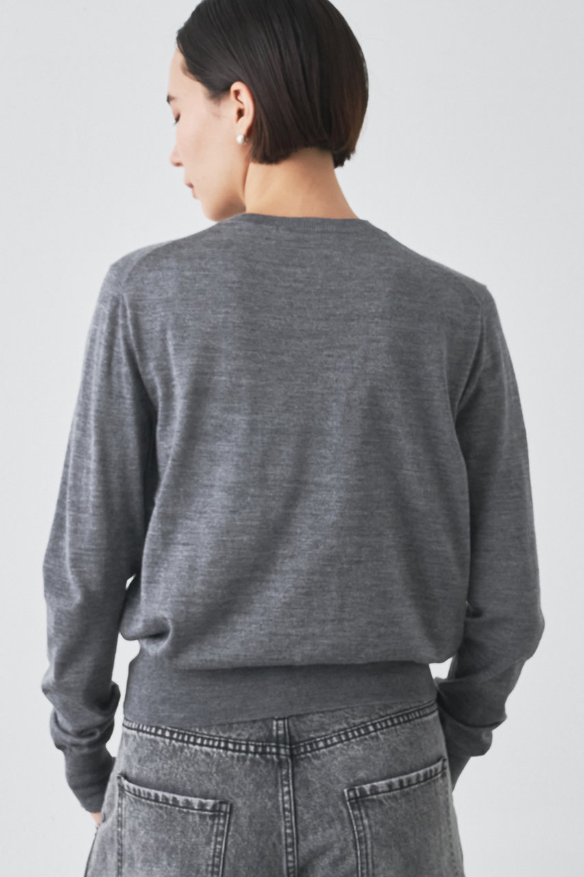 ウィムガゼット whim gazette ダークグレー×ライトグレー×マルチ レディース 豹柄/冬物 コート Whim Gazette(ウィム ガゼット)｜ウールピケトップ⁄グレー の通販