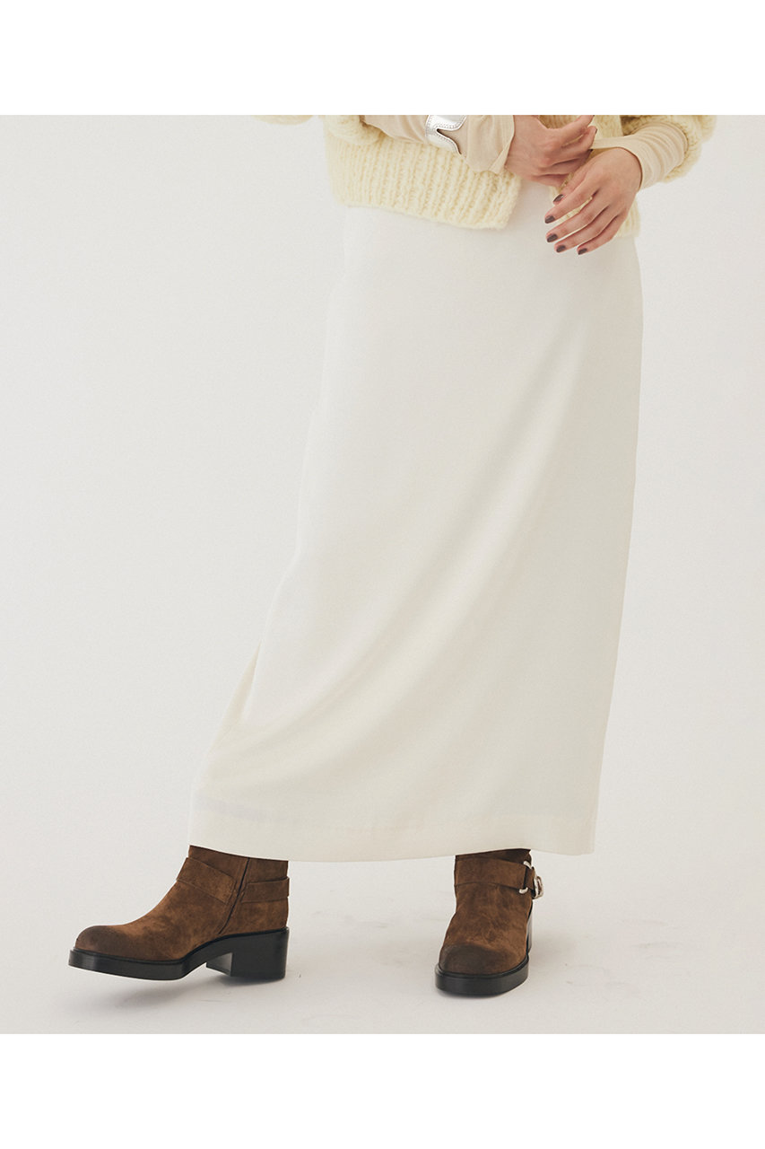 Whim Gazette(ウィム ガゼット)｜【THE PAUSE】サテンIラインスカート