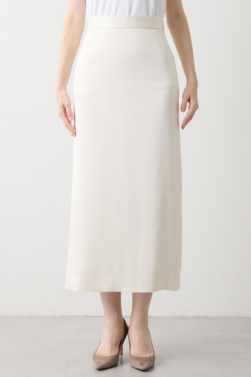 Whim Gazette(ウィム ガゼット)｜【THE PAUSE】サテンIラインスカート