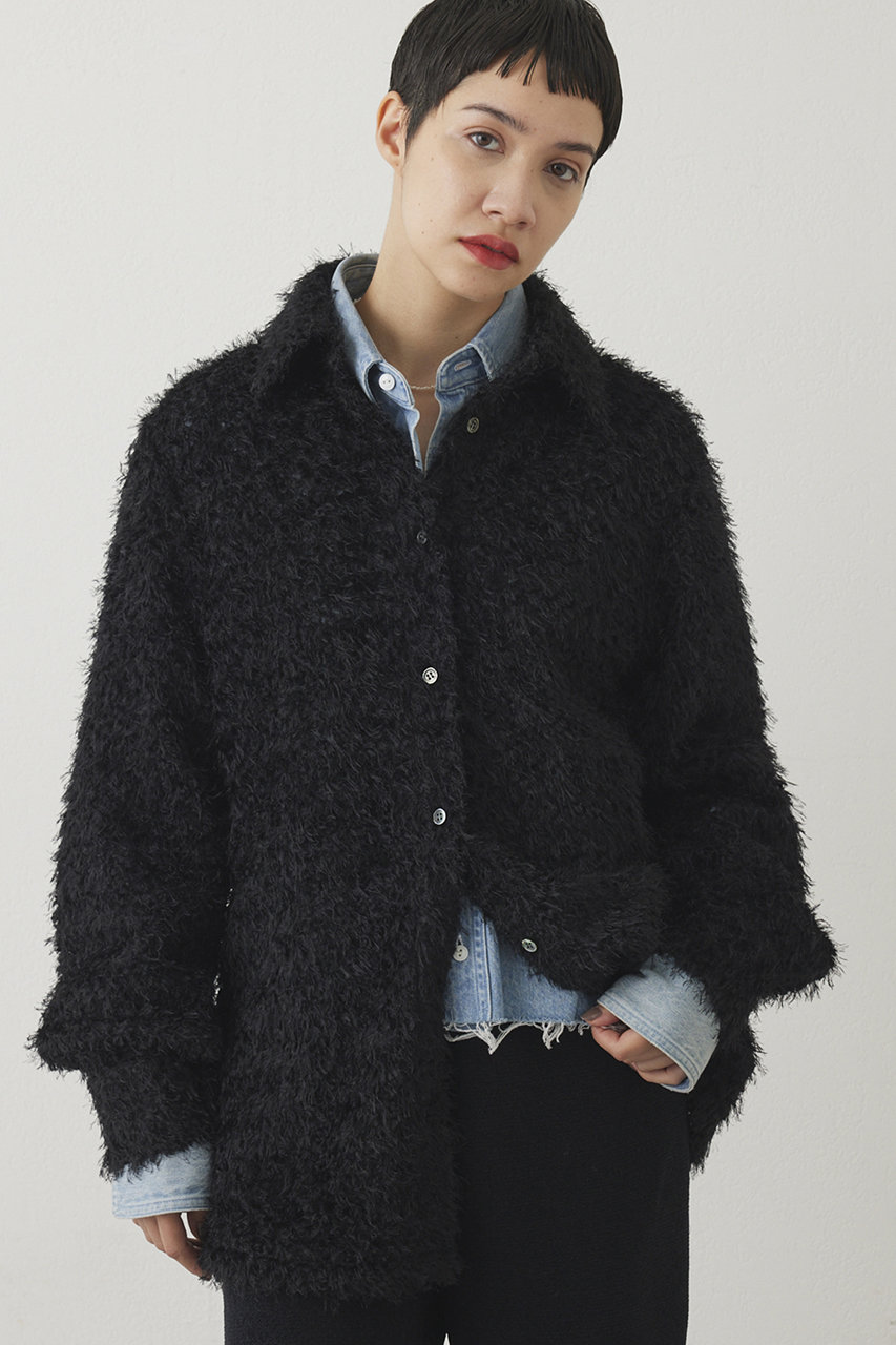 Whim Gazette 【THE PAUSE】フェザーチュールシャツ (ブラック, F) ウィム ガゼット ELLE SHOP Whim Gazette 【THE PAUSE】フェザーチュールシャツ (ブラック, F) ウィム ガゼット ELLE SHOP