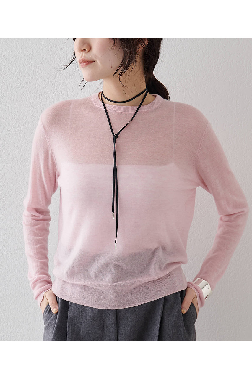 Whim Gazette 【THE PAUSE】ハイゲージプルオーバー (ベビーピンク, F) ウィム ガゼット ELLE SHOP Whim Gazette 【THE PAUSE】ハイゲージプルオーバー (ベビーピンク, F) ウィム ガゼット ELLE SHOP