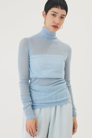 ウィム ガゼット/Whim Gazetteの【THE PAUSE】リブハイネックプルオーバー(110300/110301)