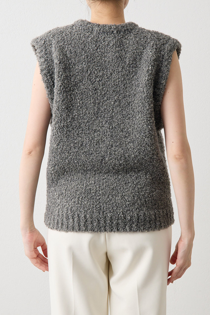 Whim Gazette(ウィム ガゼット)｜【THE PAUSE】ニットベスト/グレー の
