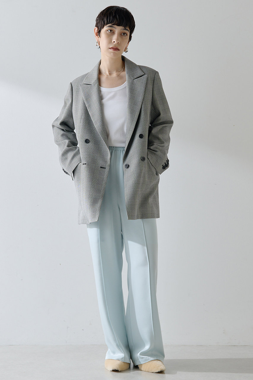 Whim Gazette 2023AW ダブルチェックジャケット F グレー Whim Gazette 2023AW ダブルチェックジャケット F グレー - メルカリ