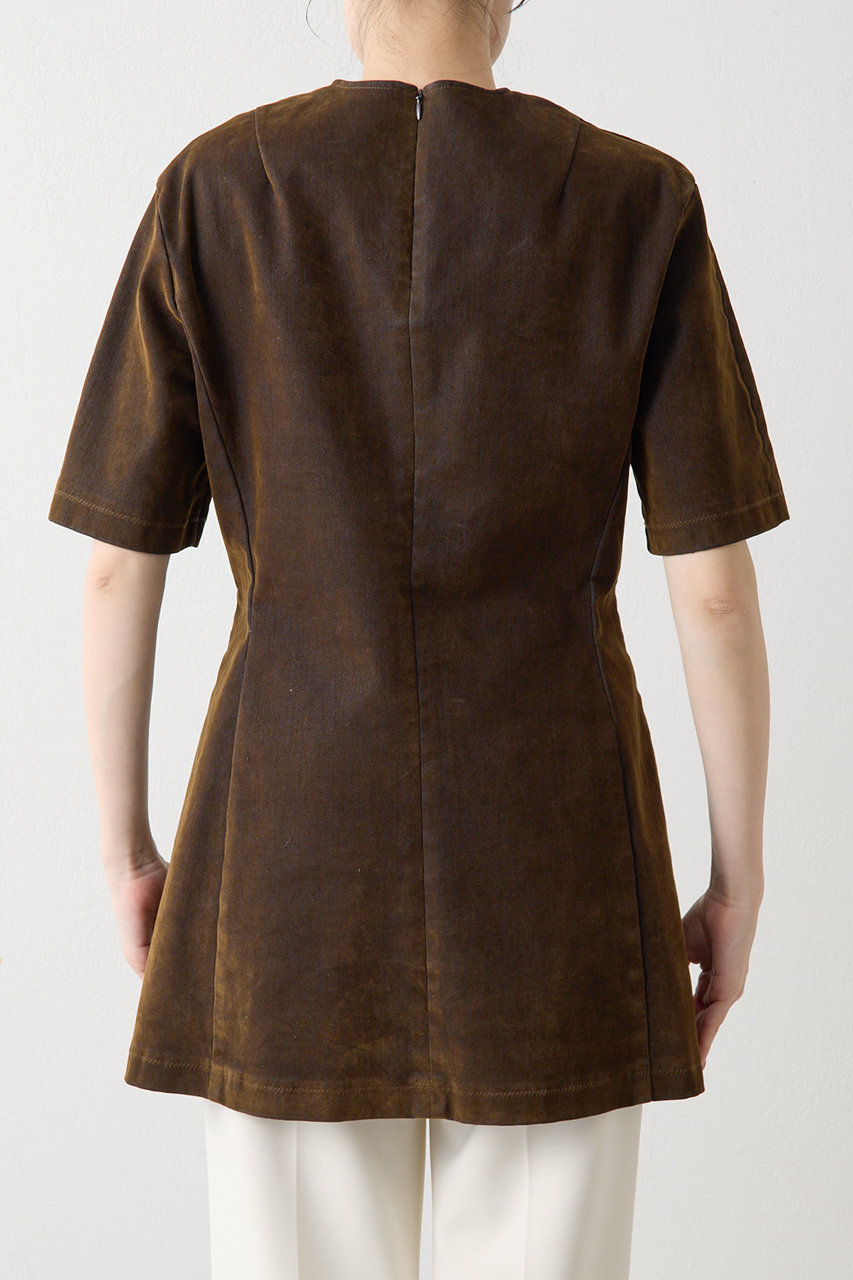 Whim Gazette(ウィム ガゼット)｜【THE PAUSE】フロッキーデニムミニ