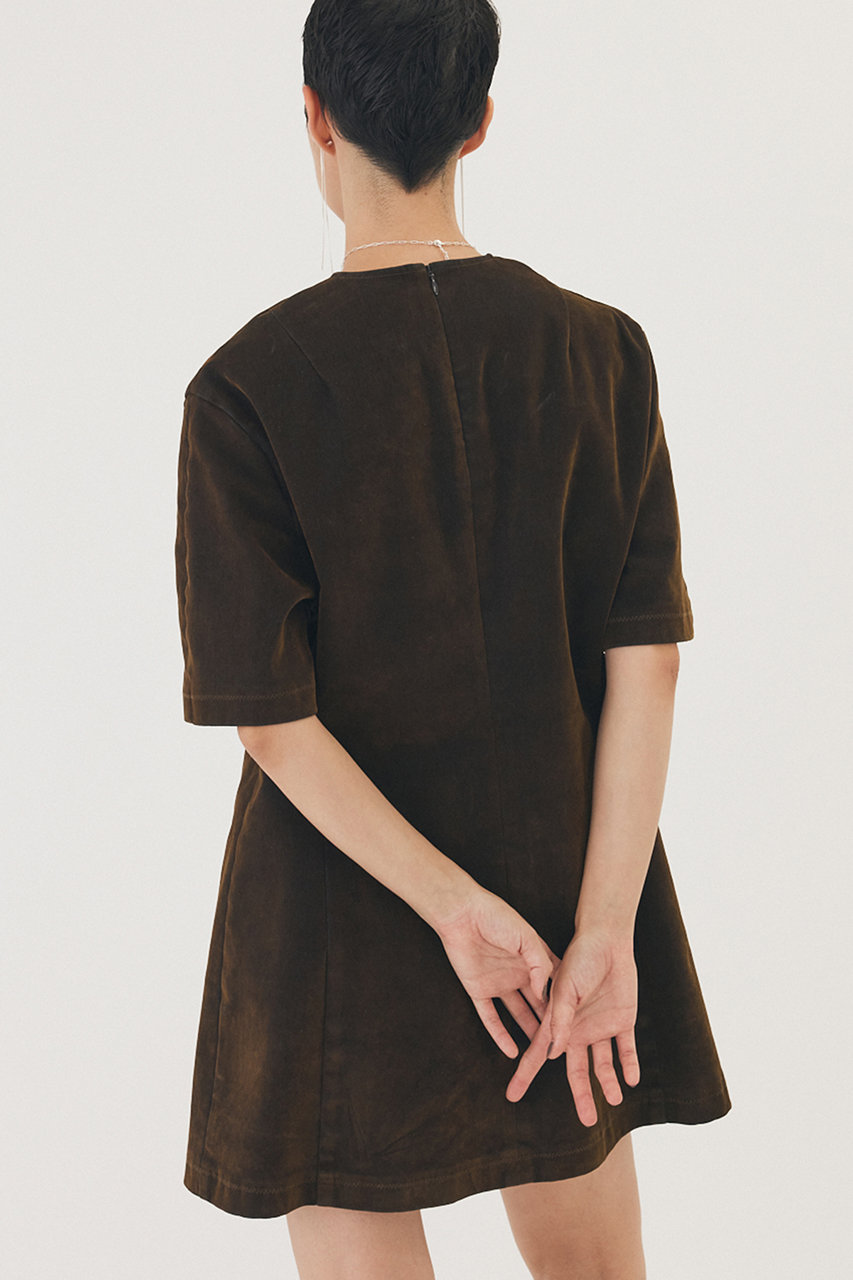 Whim Gazette(ウィム ガゼット)｜【THE PAUSE】フロッキーデニムミニ