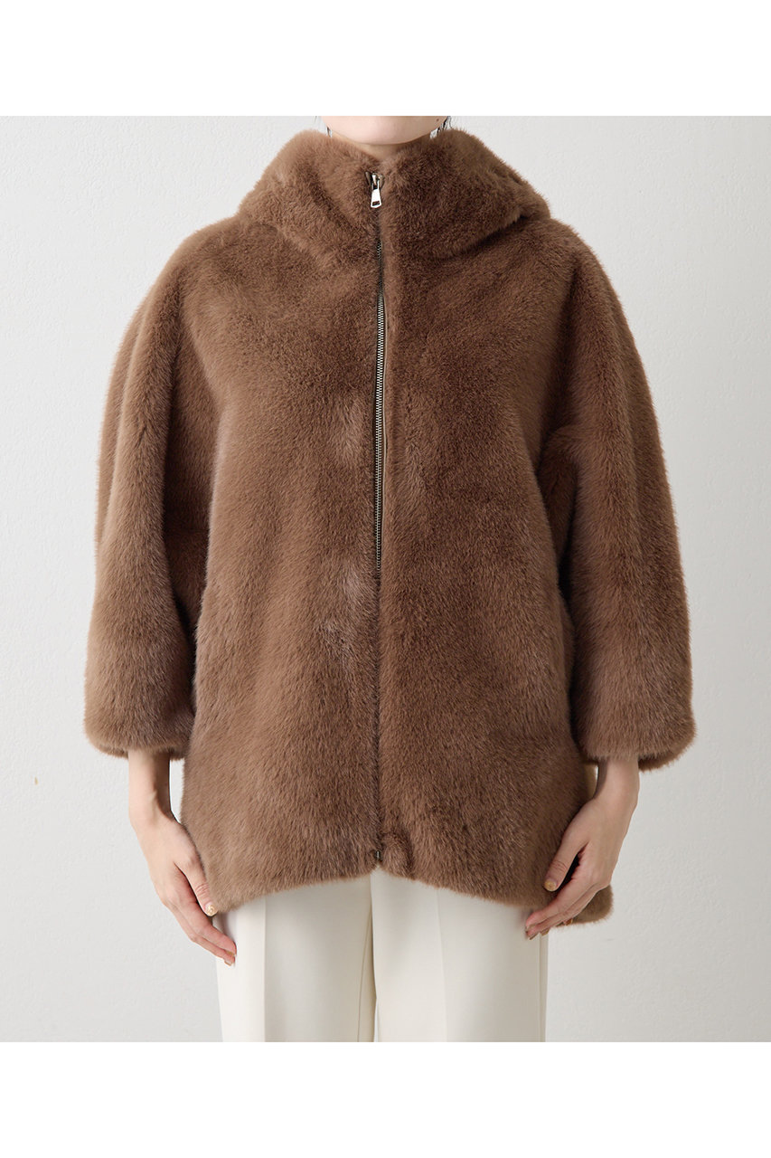 25AW】Whim gazetteウィムガゼット ミンクフェイクファーブルゾン Whim