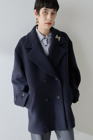 美品 ウィムガゼット 長袖 ミリタリーシャツジャケット ウエストマーク ネイビー Whim Gazette｜ミリタリージャケット | Rakuten Fashion(楽天