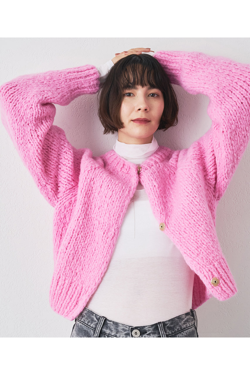 ハンドニットカーディガン