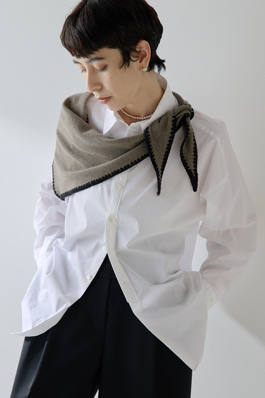 Whim Gazette 【Christian AKS】Wool Stitch Stole (モカ, F) ウィム ガゼット ELLE SHOP Whim Gazette 【Christian AKS】Wool Stitch Stole (モカ, F) ウィム ガゼット ELLE SHOP