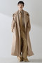 ロングトレンチコート ウィム ガゼット/Whim Gazette モカ