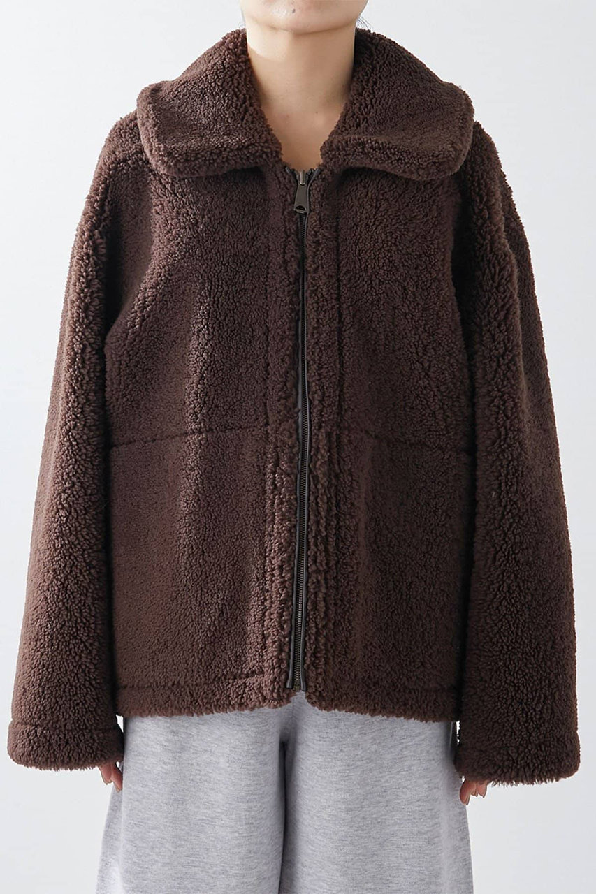 Whim Gazette(ウィム ガゼット)｜【GEMINI】ムートンブルゾンコート