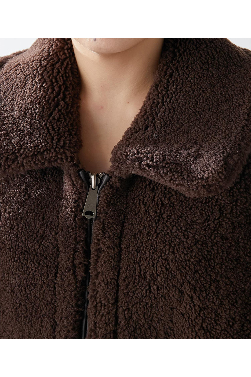 Whim Gazette(ウィム ガゼット)｜【GEMINI】ムートンブルゾンコート