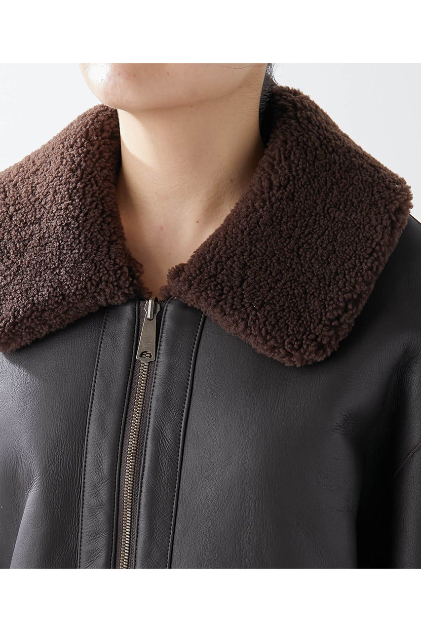 Whim Gazette(ウィム ガゼット)｜【GEMINI】ムートンブルゾンコート